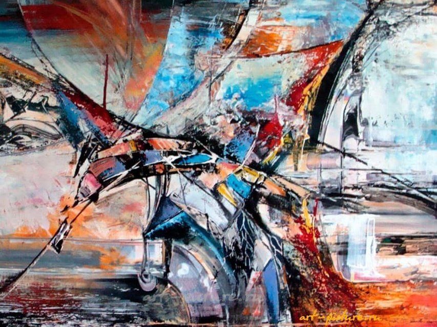 Забегая вперёд масло,холст