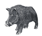 купить Серебряная скульптура Кабан Jewellery Theatre