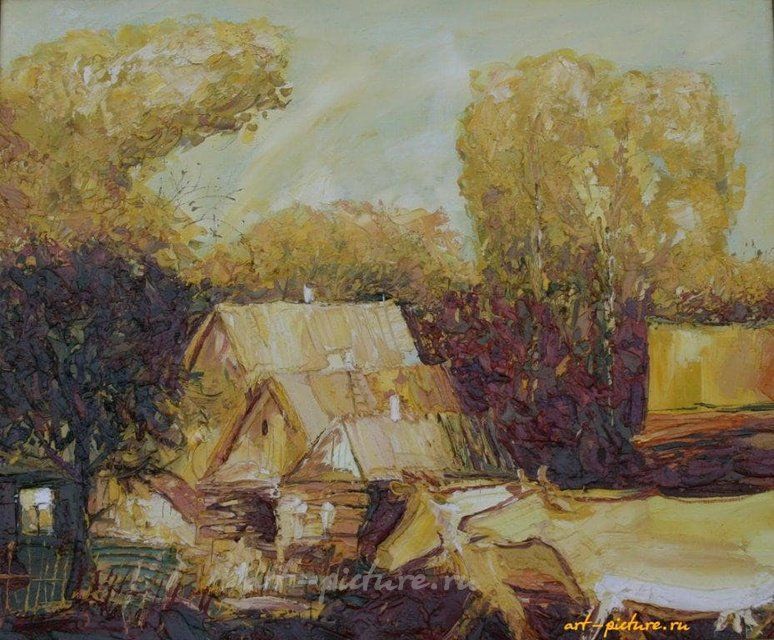 Болдино. Вечер. Холст, масло. 50 х 60 см.