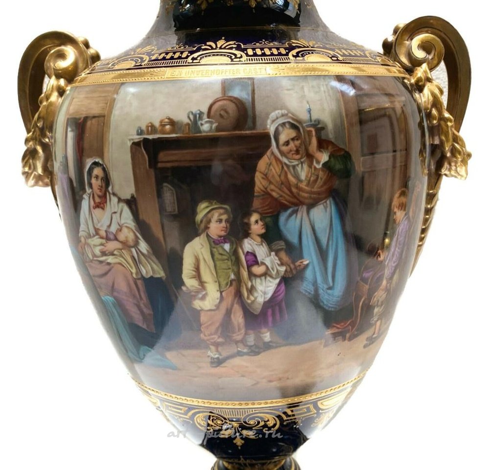 维也纳皇家瓷器 , 皇家维也纳奥地利手绘瓷瓮
