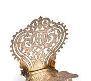 Серебряная солонка-трон, Москва, 1894 год, мастерская Голышапова