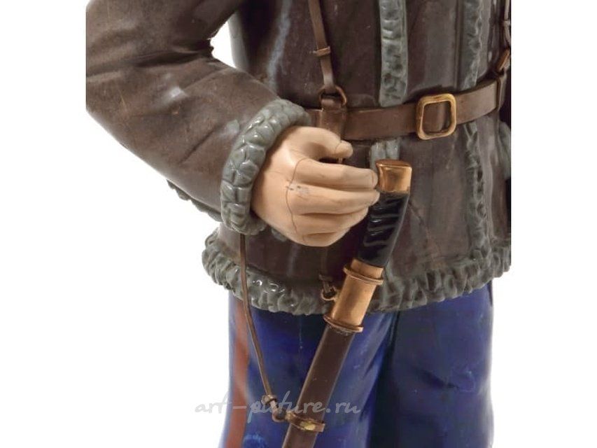 Авторская скульптура из камня "Ставропольский казак"