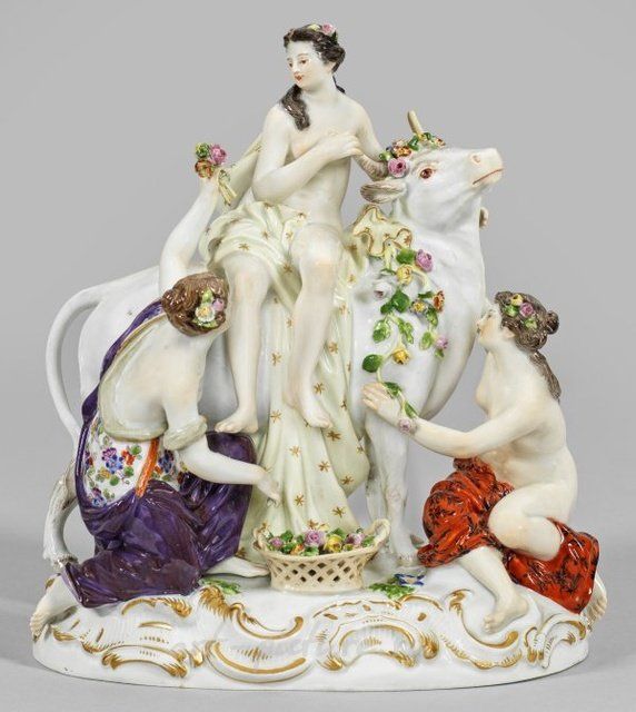 Мифологическая фигура "Европа на быке" из Мейсена