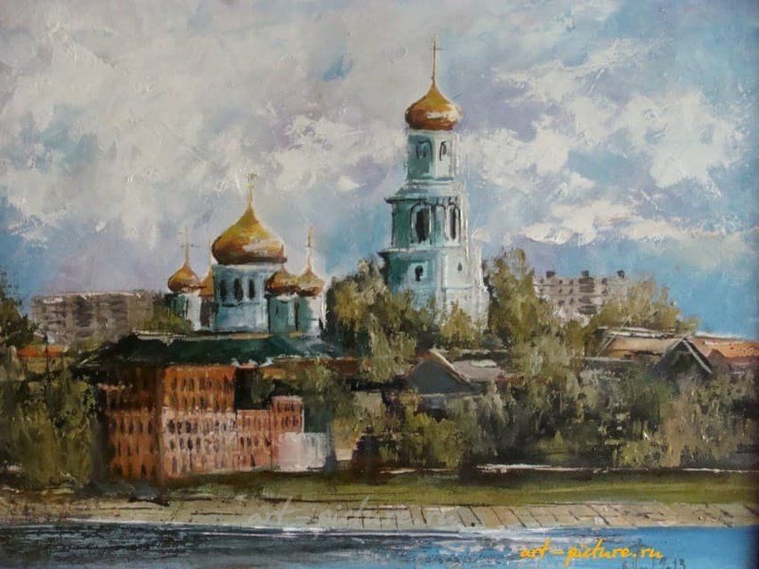 Казанский собор масло,холст