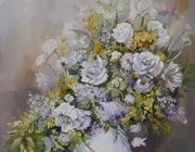 Весенний букет О. Ренуара в моем исполнении масло, холст 