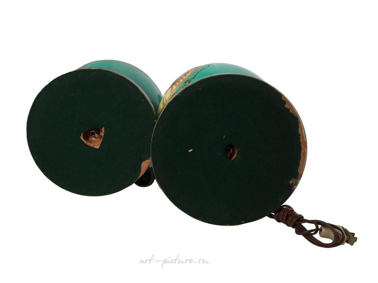 Royal Vienna , Столовые лампы из фарфора в стиле Королевской Вены, 1900 год