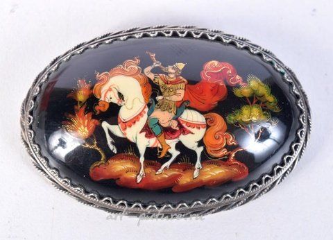 Русское серебро, Русская икона  на дереве. 18 см x 14 см.