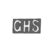 Клеймо неизвестного мастера Риги - инициалы "GHS" - 1893 г.