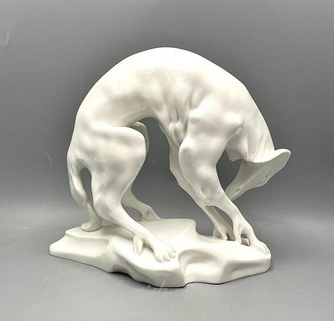 Статуэтка собаки Германия, KPM, Kurt Radtke