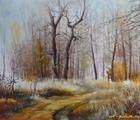 Статуэтка Ноябрь масло,холст