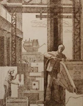 buy In the assembly shop. Agricultural machinery plant (from the series)