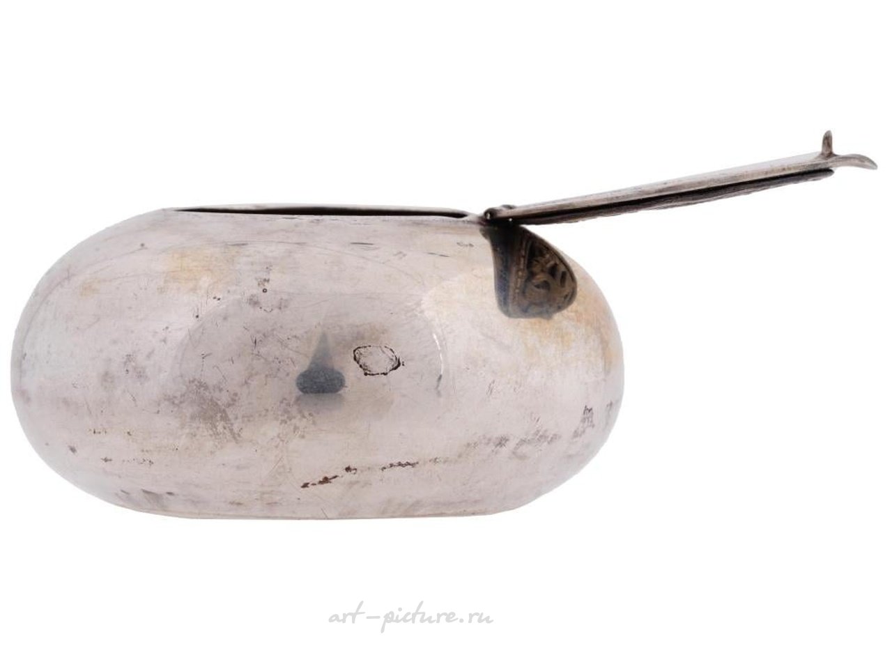 Русское серебро , Коробочка для таблеток из российского серебра 84 пробы