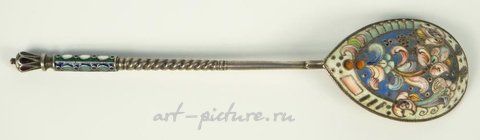 Русское серебро, Серебряная ложка для джема/меда.