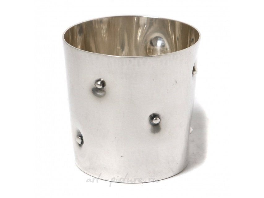 Дизайнерский серебряный стакан. Швеция, W.A. Bolin.