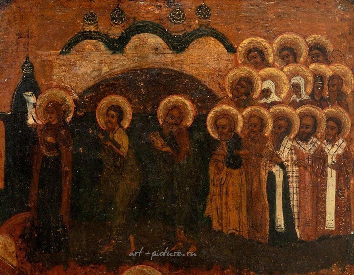 Русское серебро , Русская икона 19 века "Покров Пресвятой Богородицы"