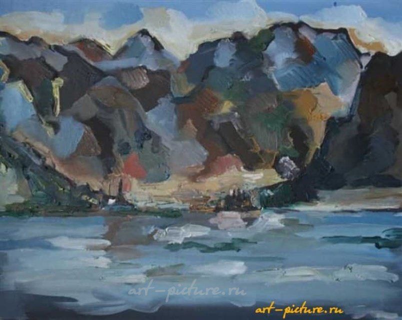 Черногория. Липцы. Холст, масло. 49 х 62 см