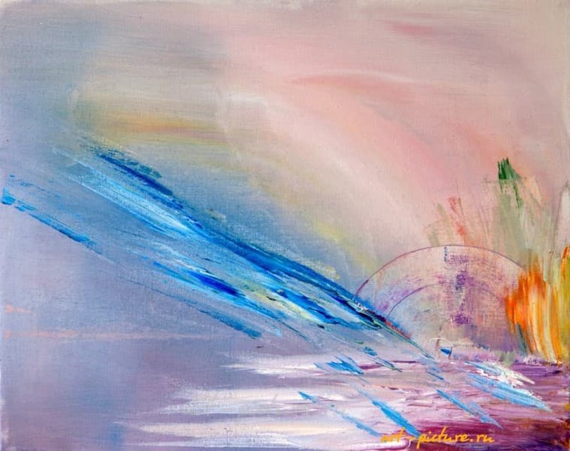 В предвкущении масло, холст 