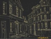 ЗОЛОТО НА ЧЁРНОМ (BLACK AND GOLD) ЗОЛОТЫЕ ЧЕРНИЛА, ТОНИРОВАННАЯ БУМАГА (GOLDEN INK, PAPER) 