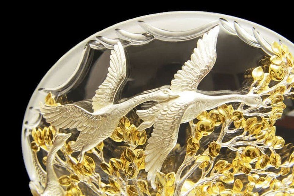 Ваза «Гуси-Лебеди»