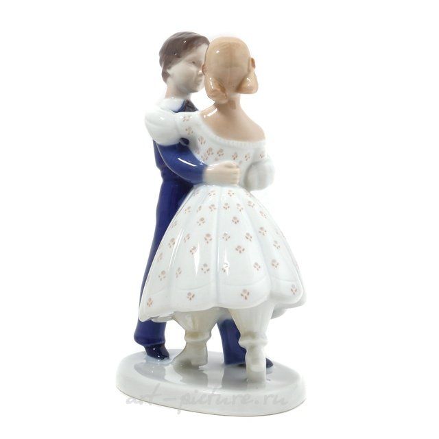 Фарфоровая фигура (статуэтка) Танцующая пара Bing Grondahl.