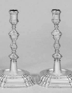 купить Подсвечники в стиле барокко из серебра