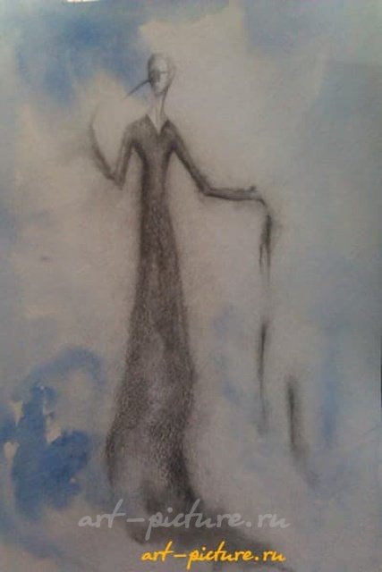 Грязь акварель,карандаш,акварельная бумага 