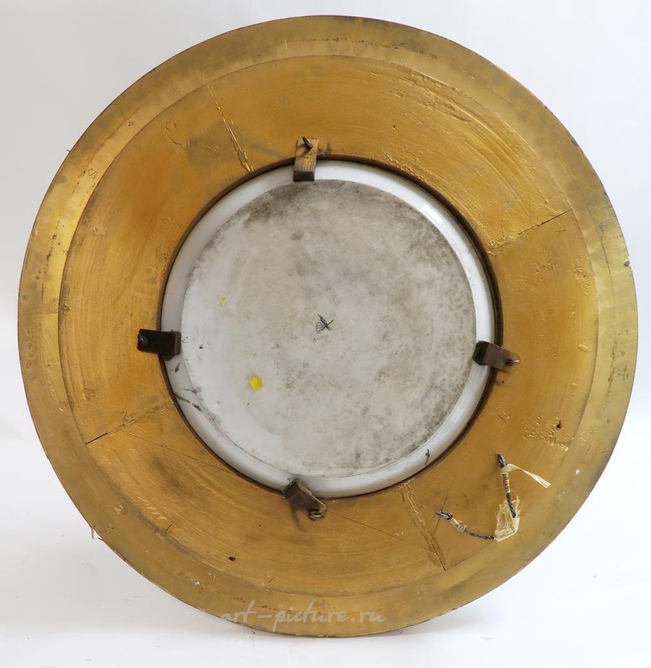 Royal Vienna , Золоченый столик с фарфоровыми плакетками из Австрии, конец XIX века