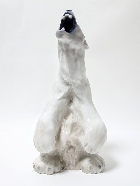 白色北极熊。丹麦，哥本哈根，皇家哥本哈根，1898-1923年。