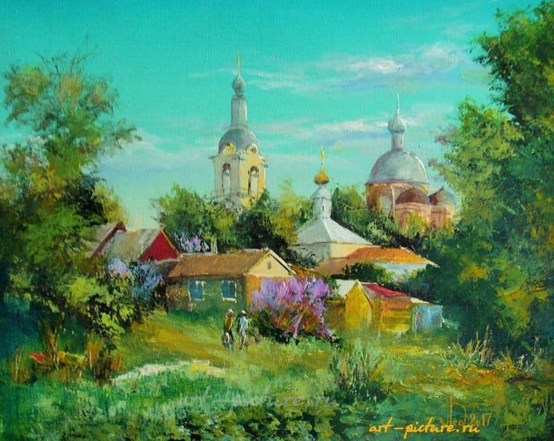 Мыт на Лухе масло,холст