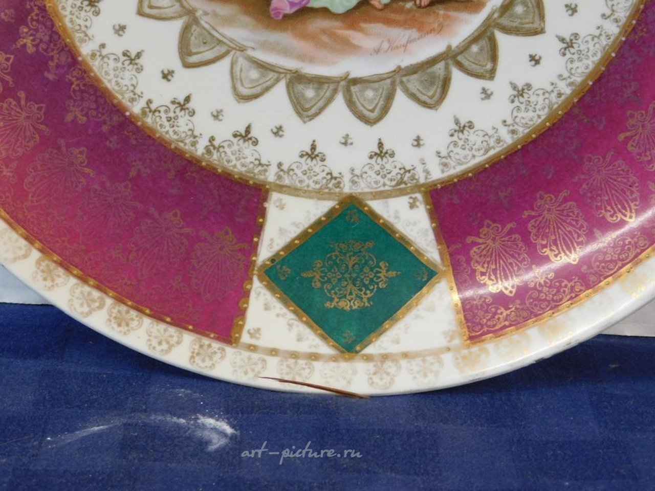 维也纳皇家瓷器 , 2个维也纳皇家肖像盘