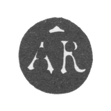 1729-1748 年 在莫斯科的迷宫大师 - 阿纳西的渔民 - “AR”的首字母 - 1729-1748 年