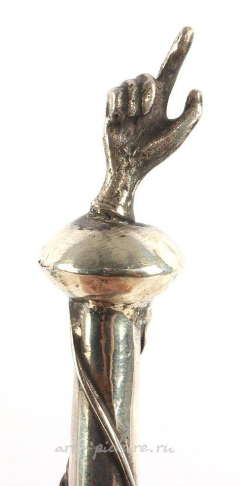 Русское серебро , Серебряная точилка Торы русского еврейского происхождения, изготовлена в 1844 году.