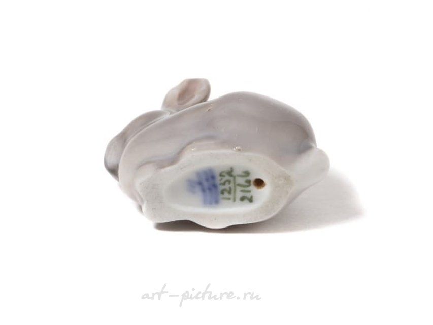 Фарфоровая фигура "Кролик". Royal Copenhagen, 1898-1923 гг.