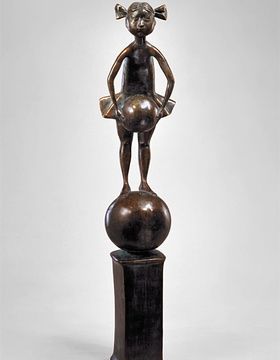 купить Девочка. 2001. Бронза. 65x15x17,5 см