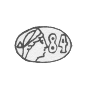 Проба "84" Женщина в кокошнике