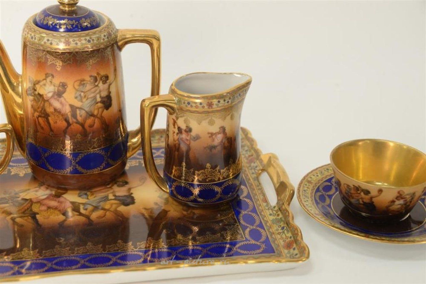 Royal Vienna , Чайный сервиз Royal Vienna, 8 элементов