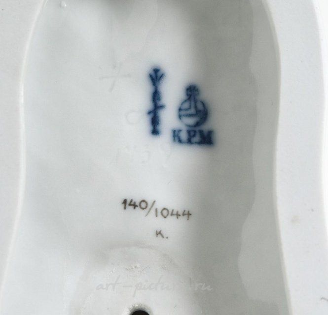 Фарфоровая фигура "Сеттер". KPM, Германию