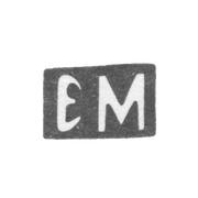 Клеймо неизвестного мастера - с. Красное - инициалы "ЕМ" - начало 20 века