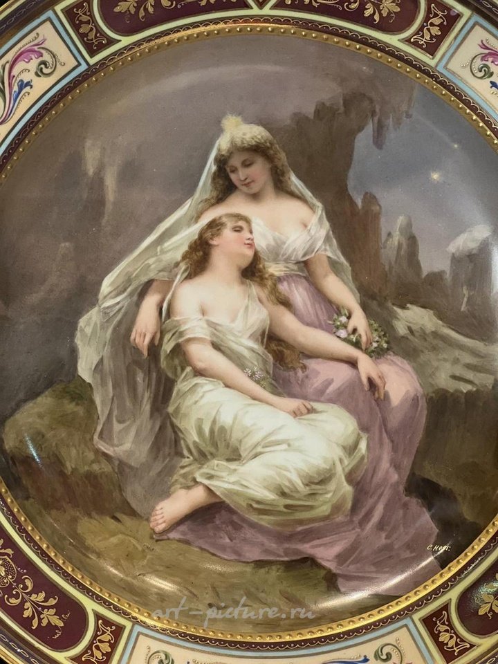 维也纳皇家瓷器 , 维也纳皇家肖像盘