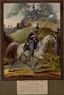 ФАРФОРОВАЯ ТАРЕЛКА С РУЧНОЙ РОСПИСЬЮ “1818 Рядовой Уланского полка”