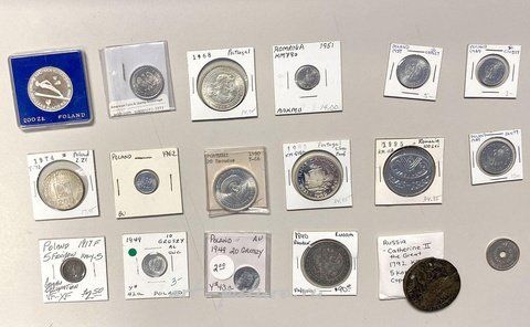 Русское серебро, 18 монет