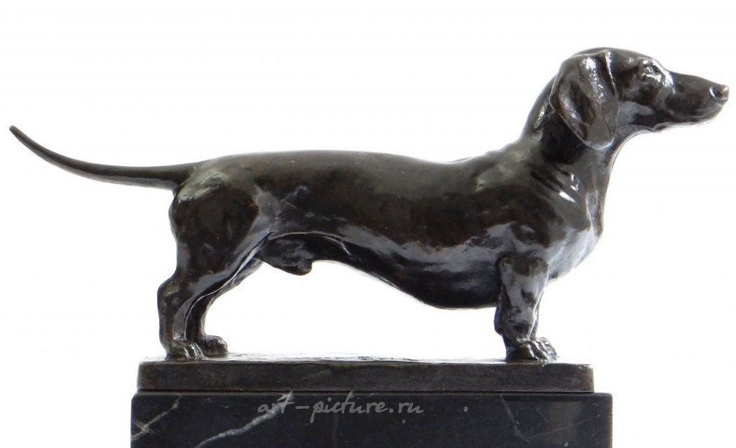 雕像“腊肠犬”。青铜制。德国。梅耶-皮里茨。20世纪初。