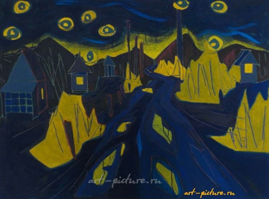 "Дачи" Акрил,холст 