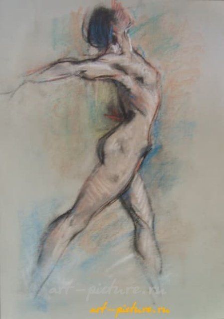 Динамика пастель,бумага