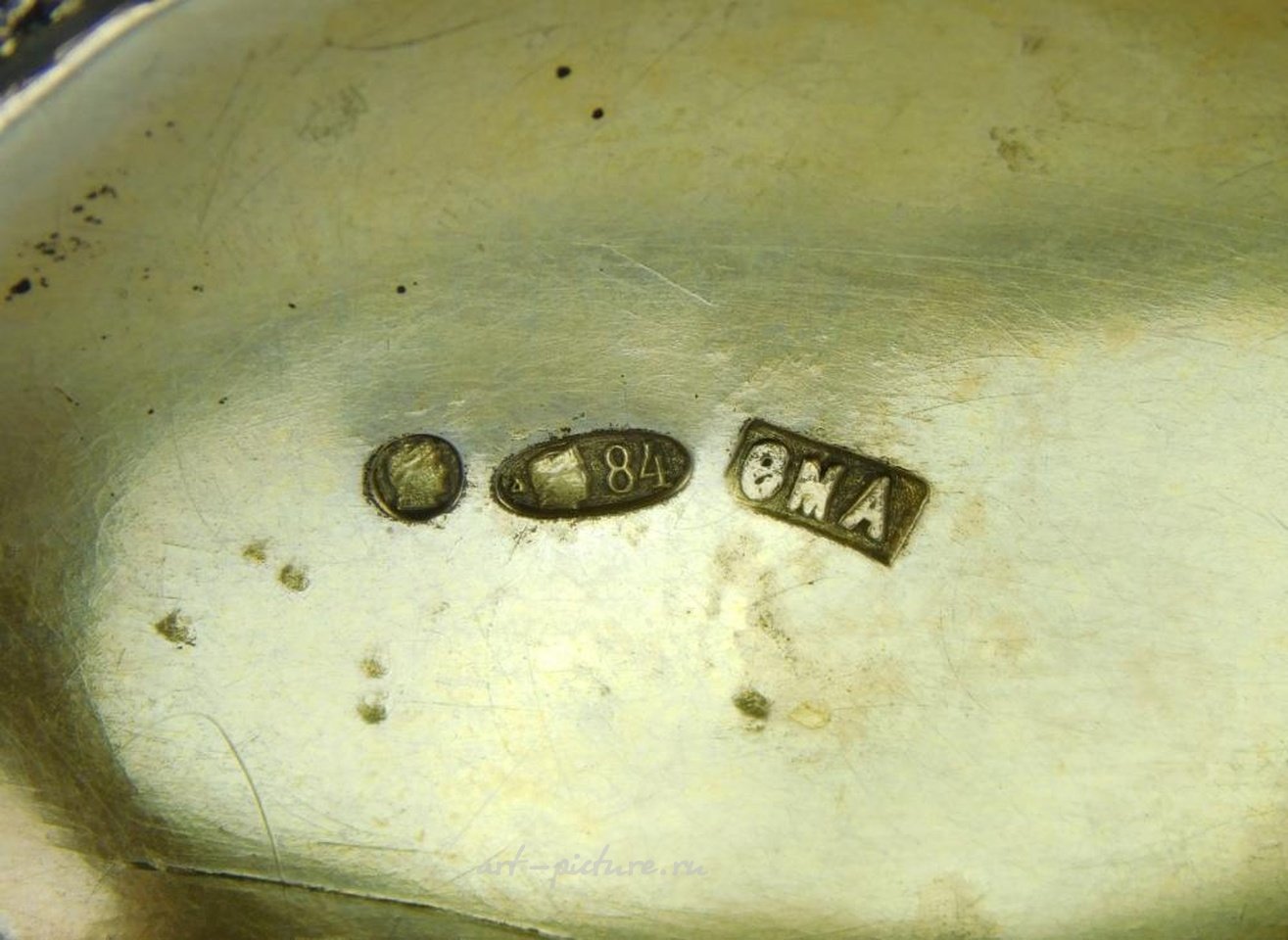 Русское серебро , Антикварный русский серебряный ковш