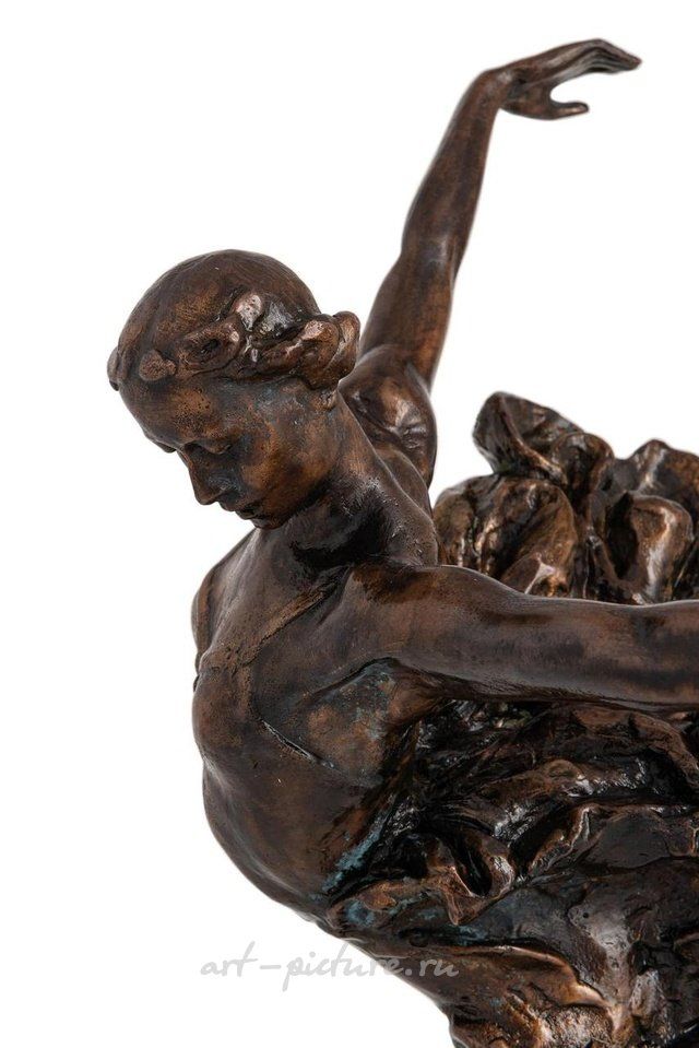 Русское серебро , Бронзовая фигура, Россия, 1963, Елена Александровна Янсон-М...