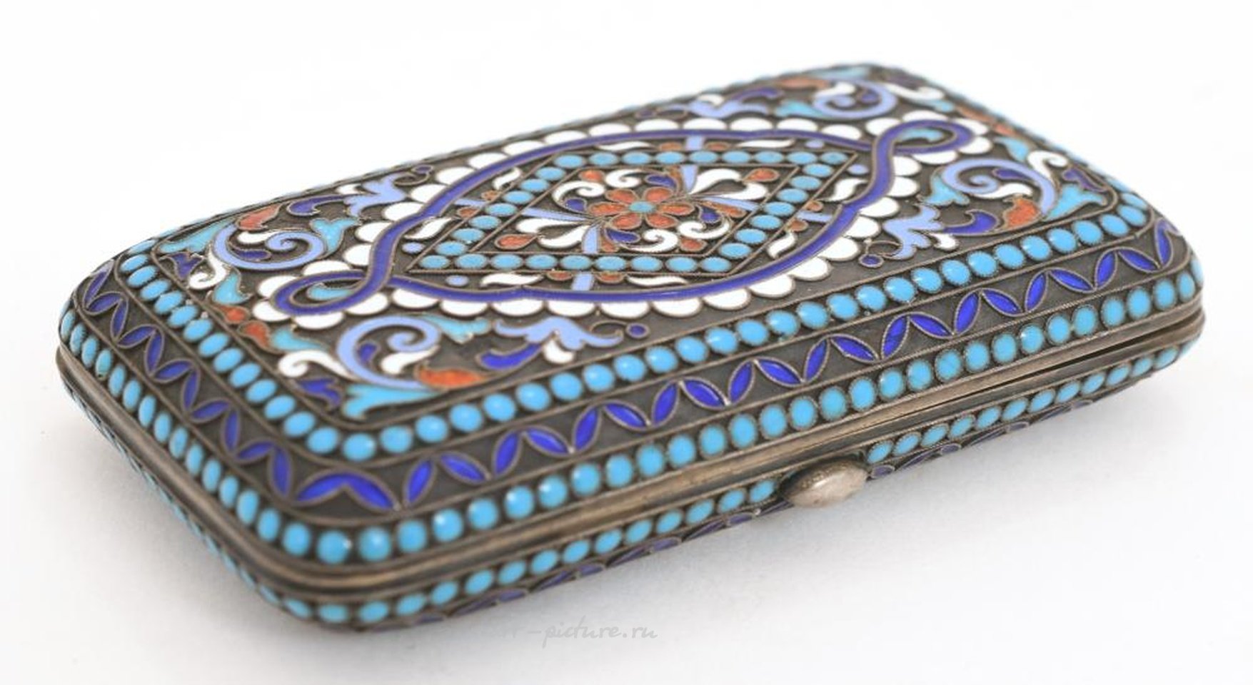 Русское серебро , Серебряная сигаретница русского серебра Густава Клингерта XIX века