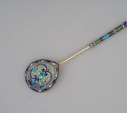 Русская серебряная сахарница с ниелло от Ивана Салтыкова