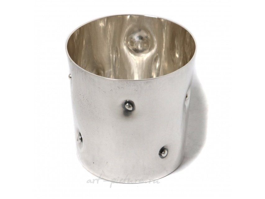 Дизайнерский серебряный стакан. Швеция, W.A. Bolin.