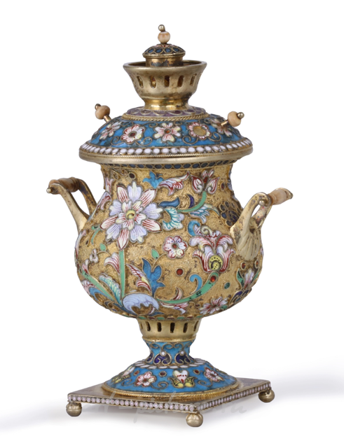 Серебряная миниатюра Самовар. Василий Коноваленко